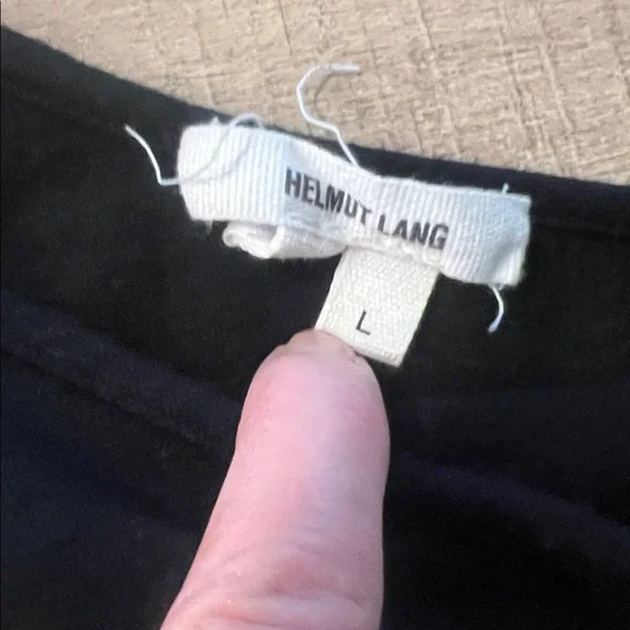 Helmut Lang Black Mini Dress size large - Picture 2 of 4